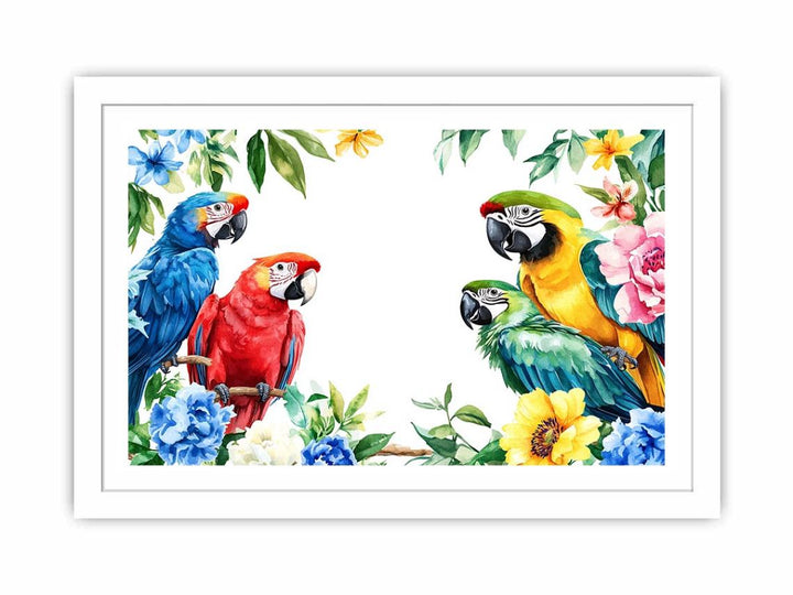 Parrot In The Canopy Streched canvas