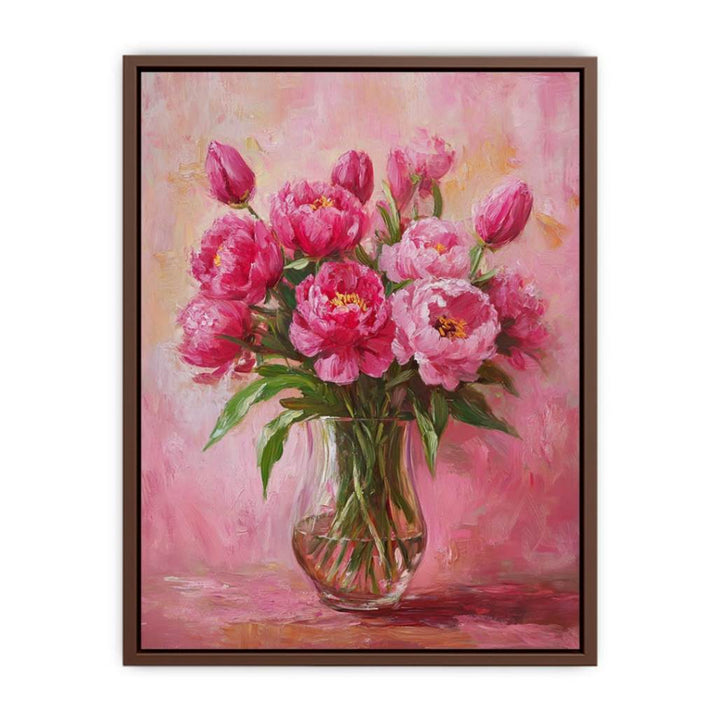 Whispers Of Peonies And Tulips  Poster