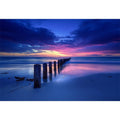 Twilight Beach Silhouette