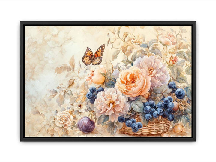Butterfly Kissed Blossom  Painting