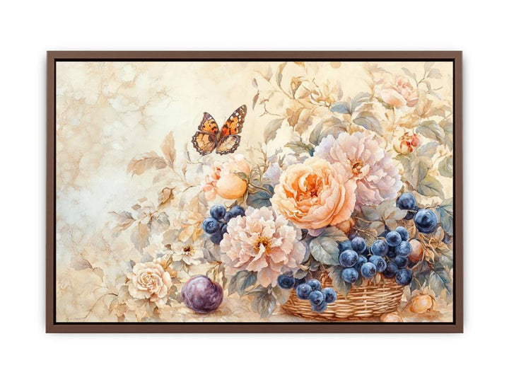 Butterfly Kissed Blossom  Poster