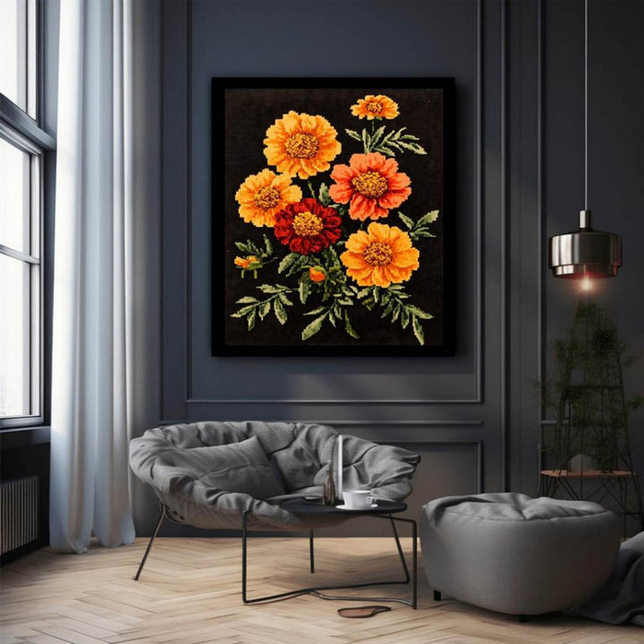 Threaded Marigold 