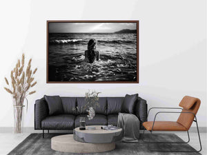 Girl In ocean