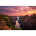 Victoria fall sunset