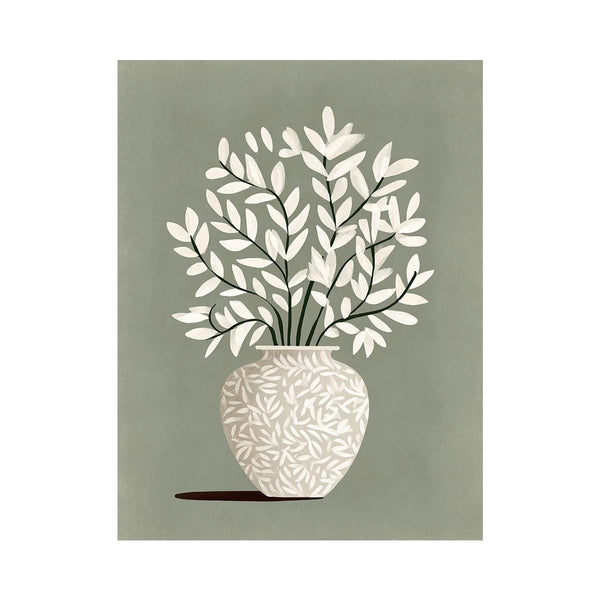 White vase