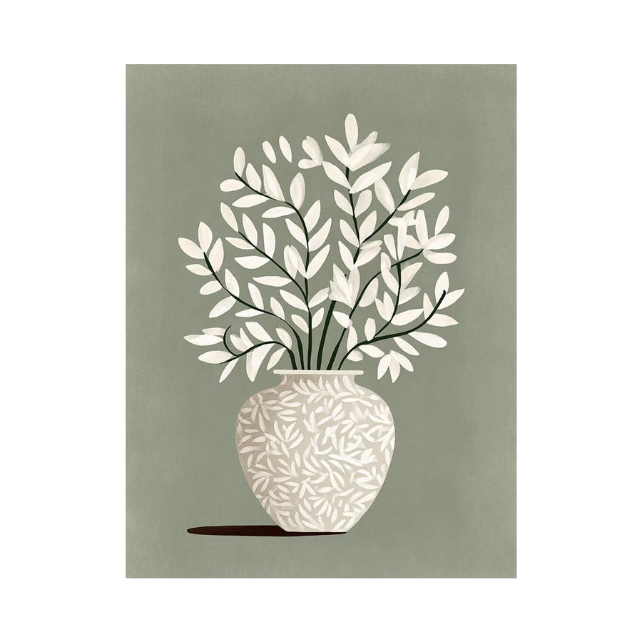 White vase