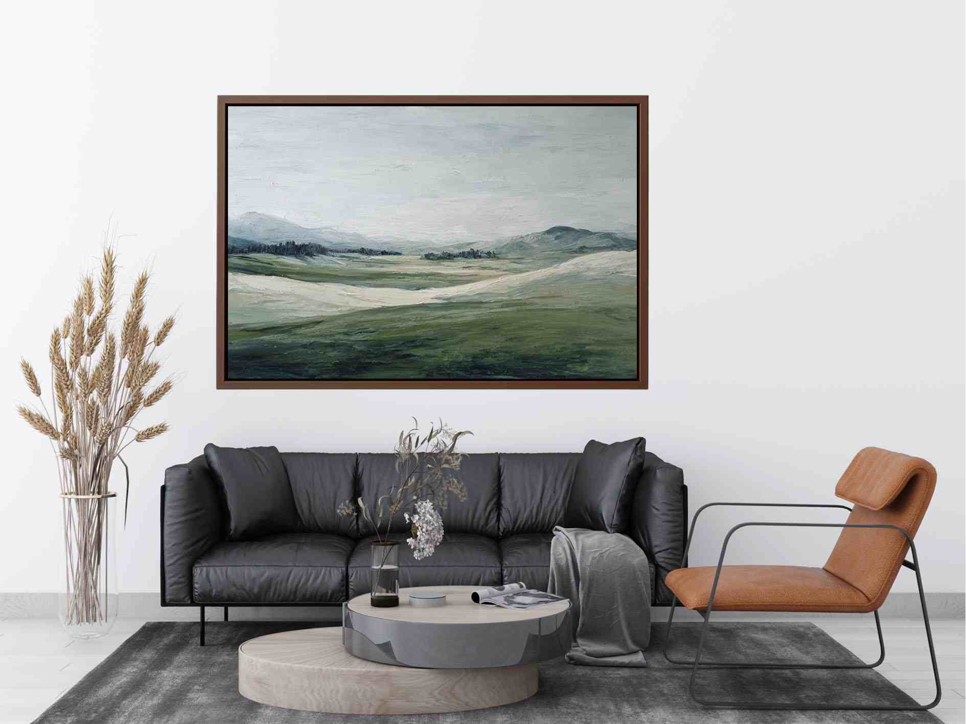Green & Beige Landscape