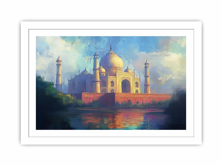 Eternal In White Streched canvas