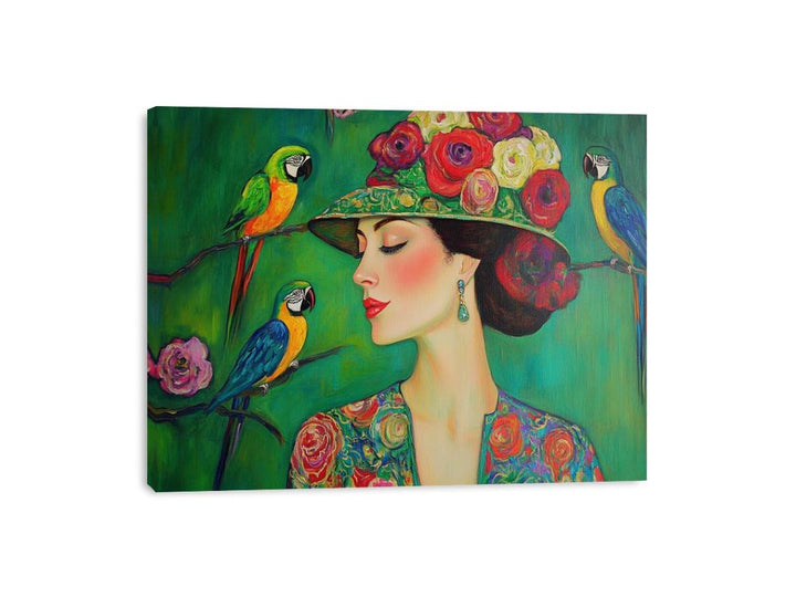 Echoes Of Emerald Canvas Print
