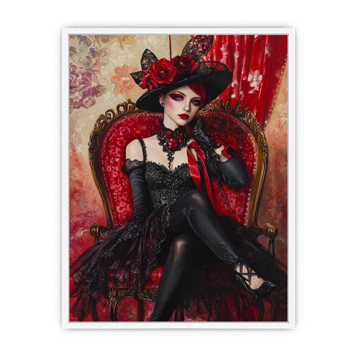Jungle In Her Eyes Framed Print