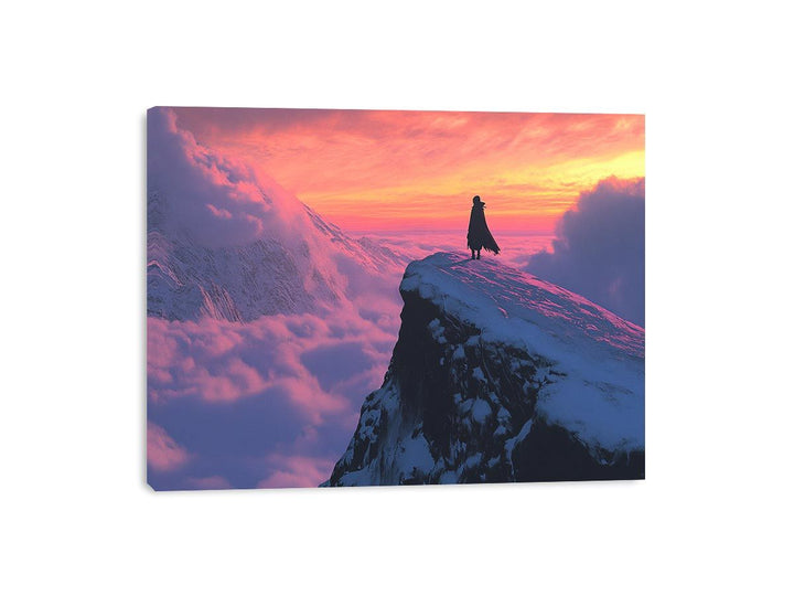 Winter Mountain Canvas Print