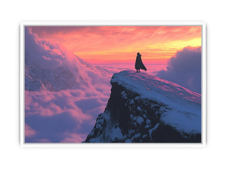 Winter Mountain Framed Print