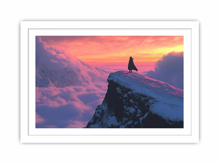 Winter Mountain Streched canvas