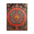 Ornate Tibetan mandala canvas art for meditation room and spiritual home decor.
