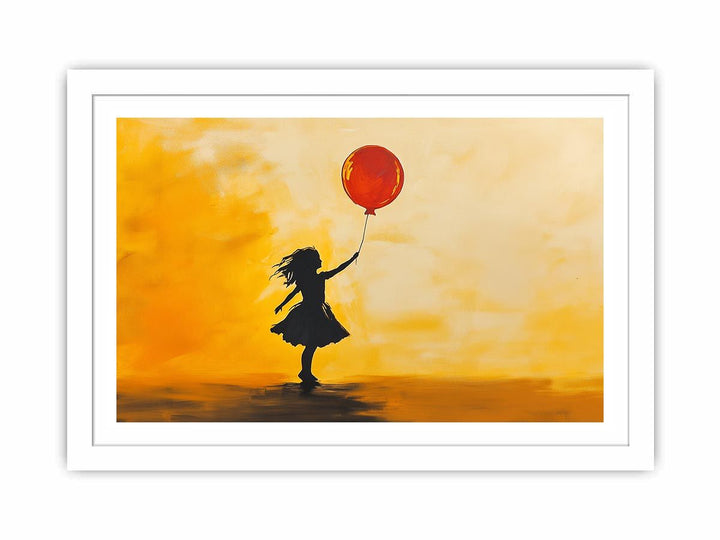 The Sky In Her Hands Streched canvas