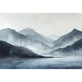 Misty Mountain Watercolor