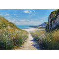 Wildflower Walk by the Sea