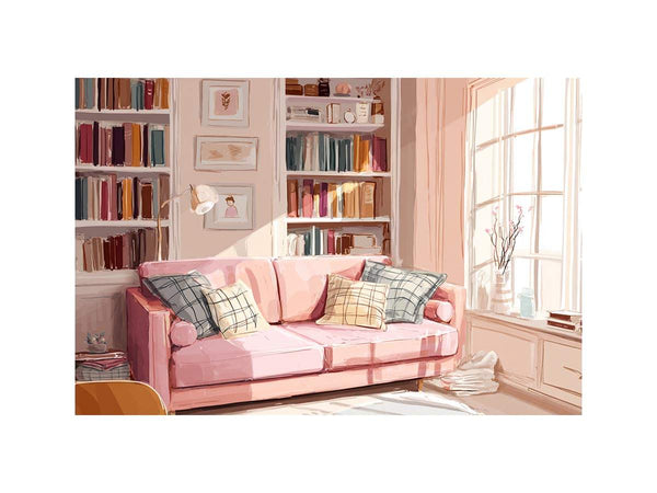 Pink cozy room