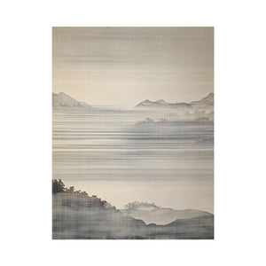 Silent Mist Horizon premium canvas art for modern living room decor