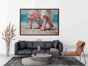 Cowgirl Shoes  by the Shore