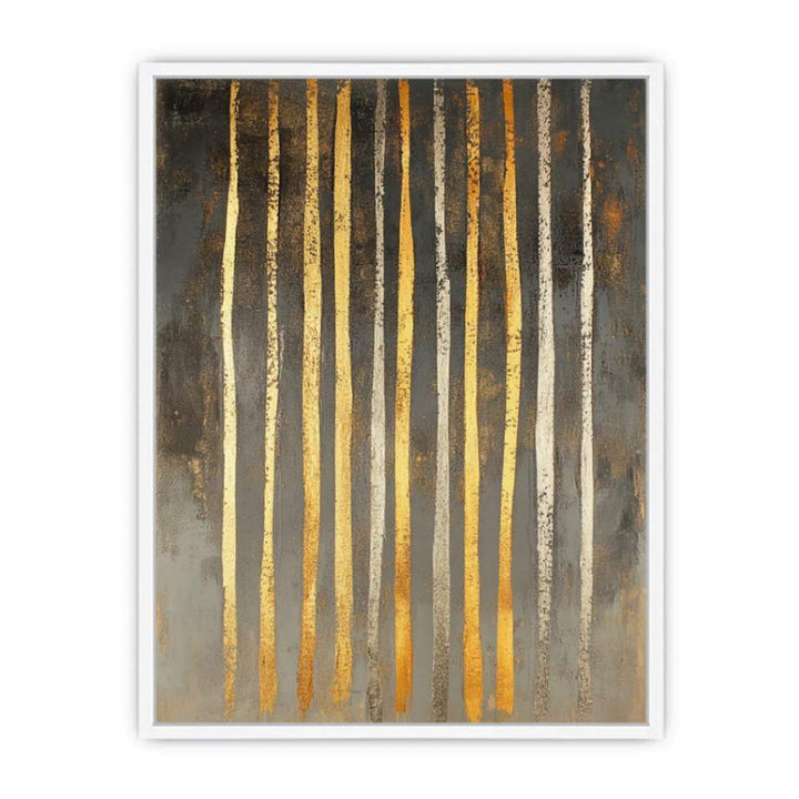 Abstract Verticals Framed Print