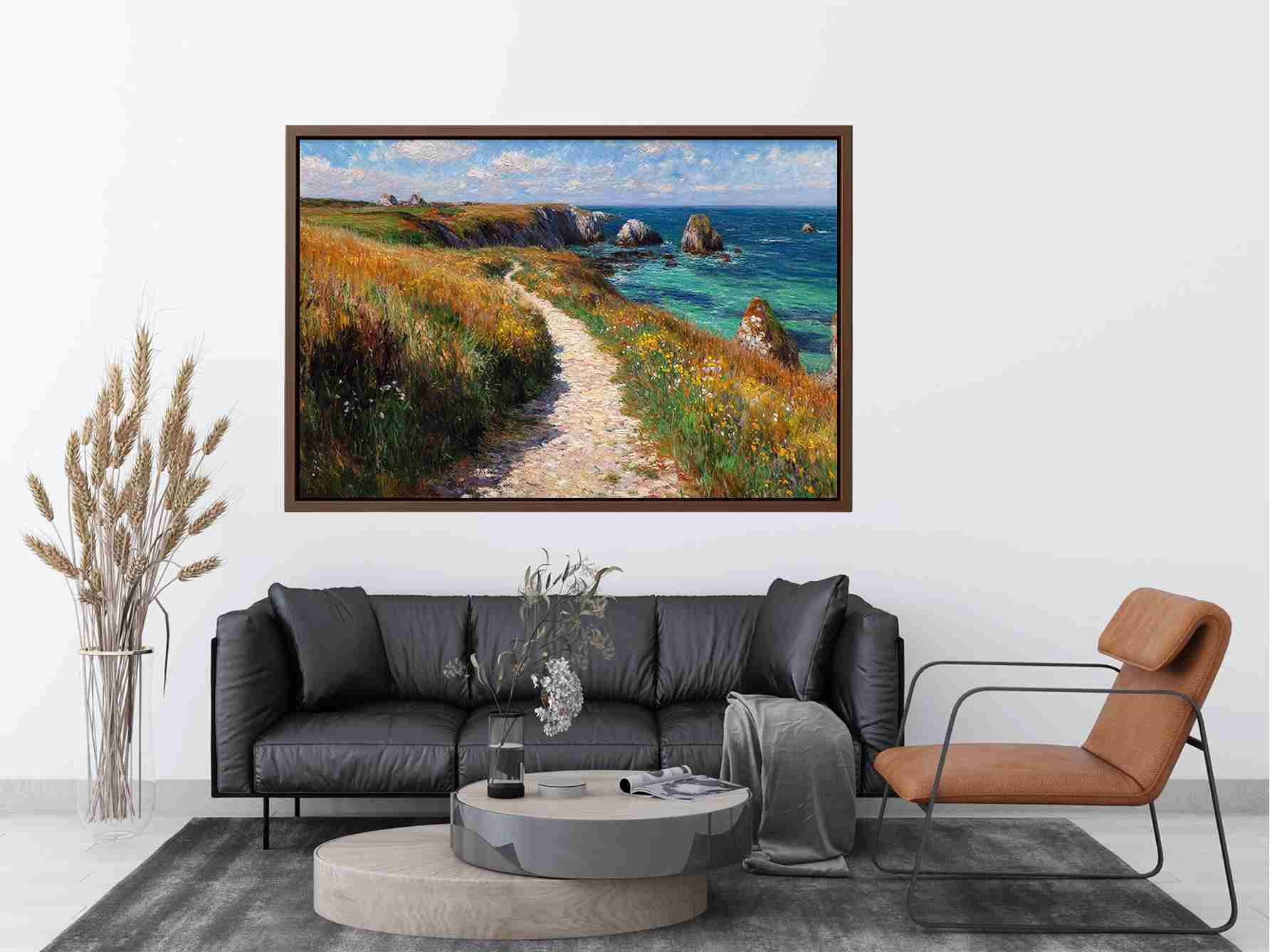 Floral Path to the Shore