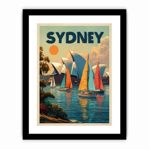 Sydney Sail Dreams coastal artwork for modern living room decor