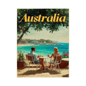 Australian Riviera coastal artwork for modern living room decor