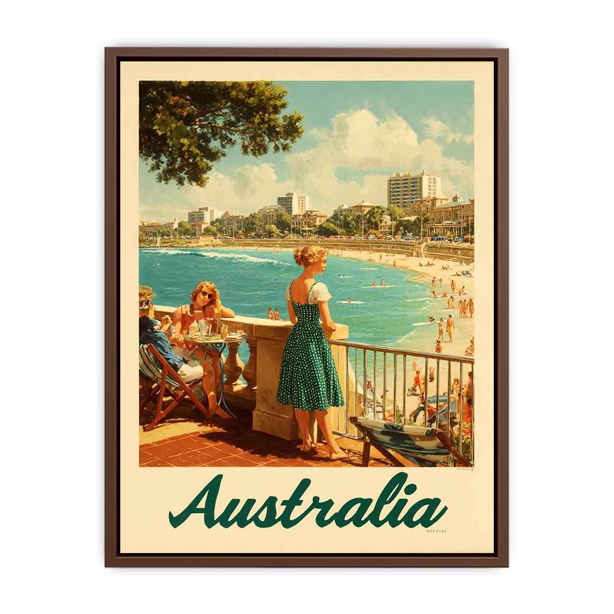 Bondi Terrace Light coastal artwork for modern living room decor