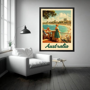 Bondi Terrace Light coastal artwork for modern living room decor