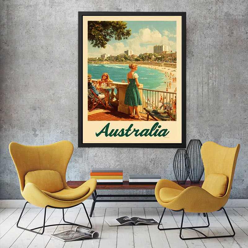 Bondi Terrace Light coastal artwork for modern living room decor