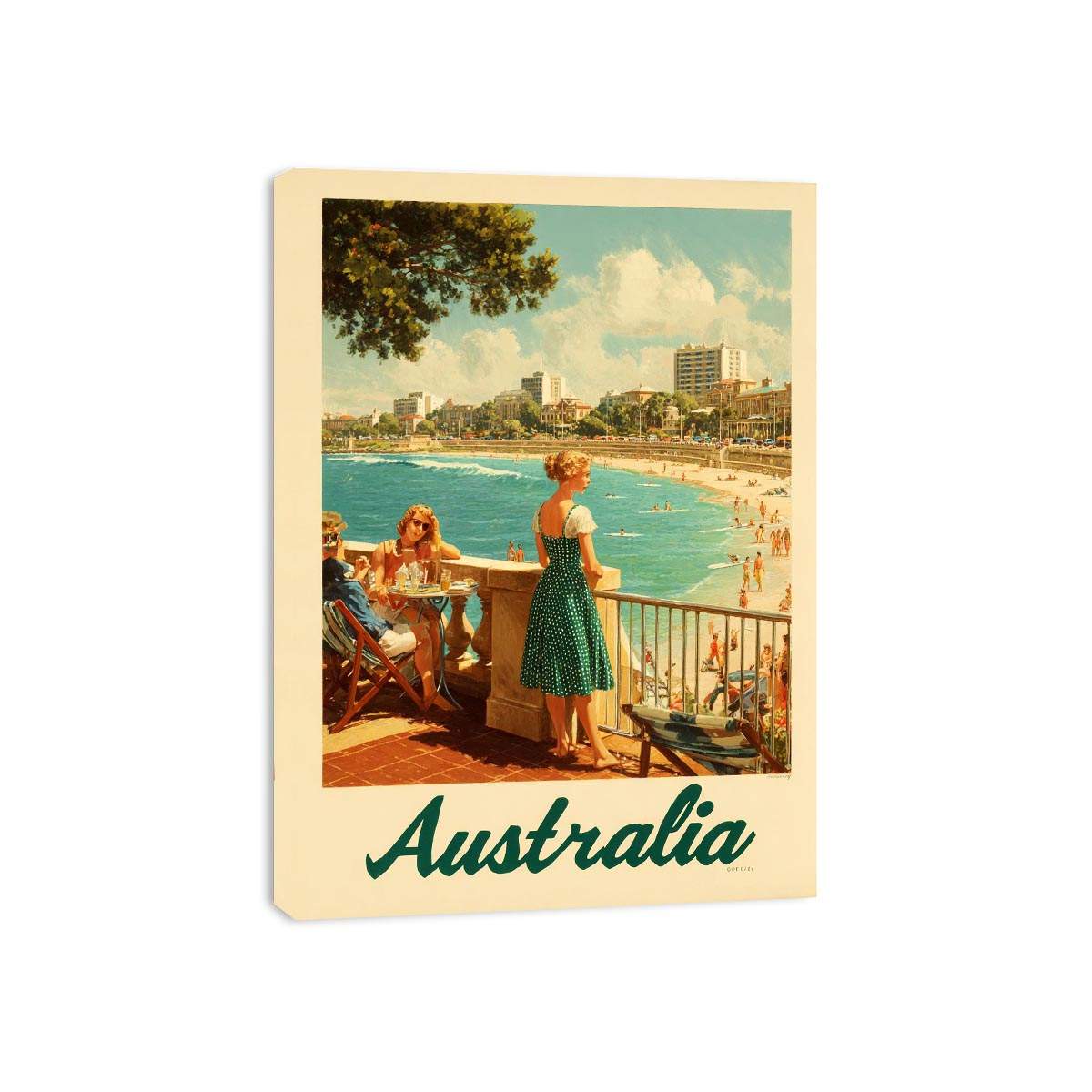 Bondi Terrace Light coastal artwork for modern living room decor