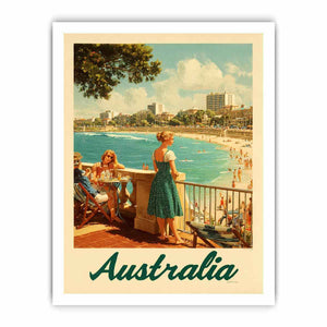 Bondi Terrace Light coastal artwork for modern living room decor