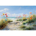 Poppy Blooms on beach