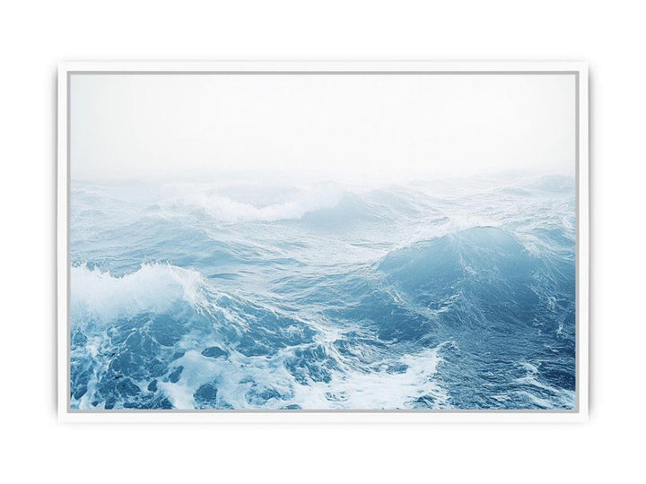Ligh Blue Sea Framed Print
