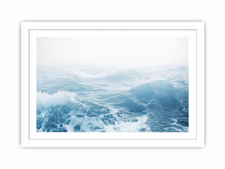 Ligh Blue Sea Streched canvas