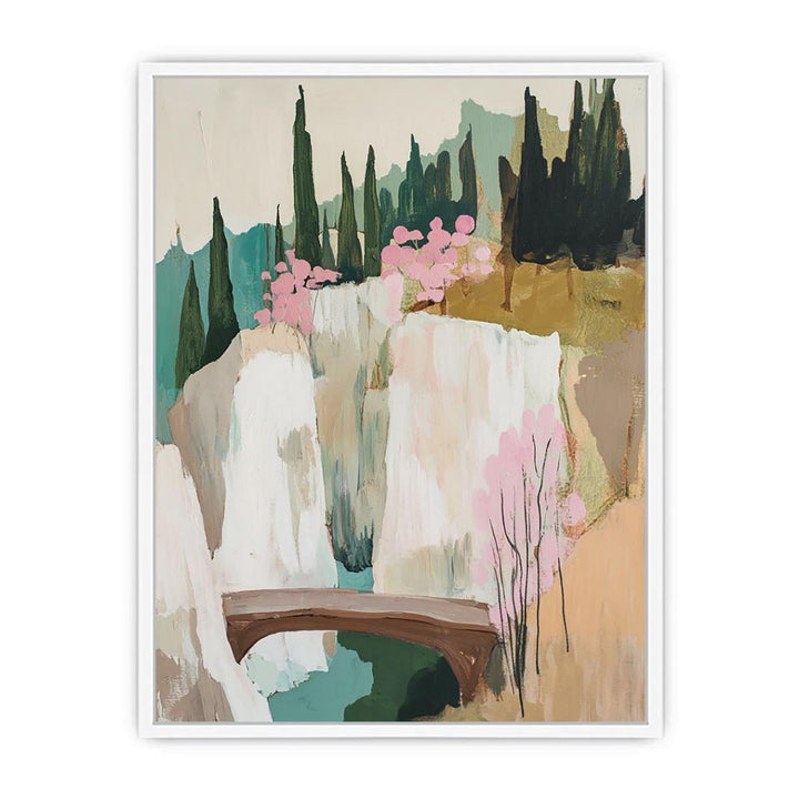 White Cliffs Framed Print