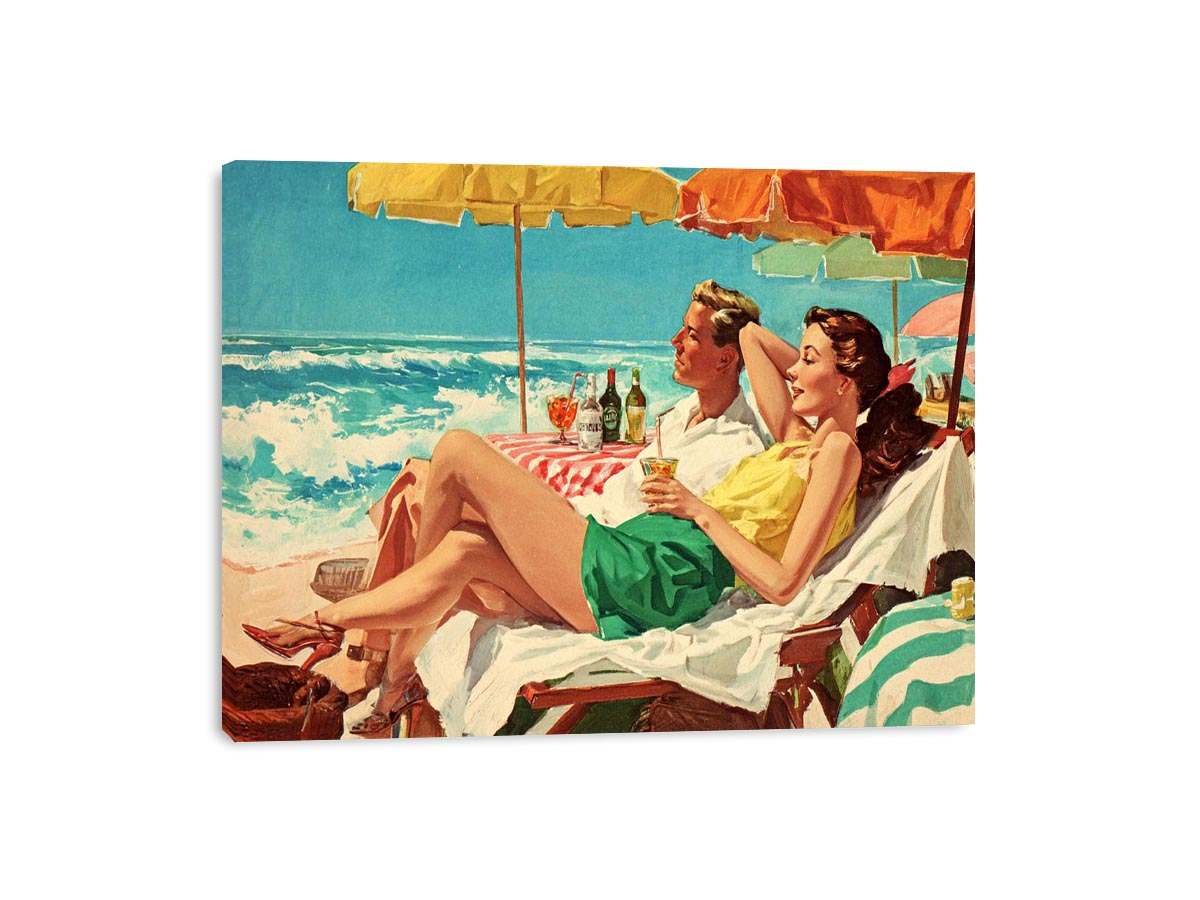 Seaside Reverie coastal artwork for modern living room decor