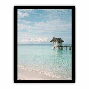 Still Water Retreat coastal artwork for modern living room decor