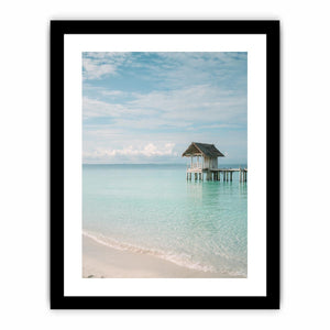 Still Water Retreat coastal artwork for modern living room decor