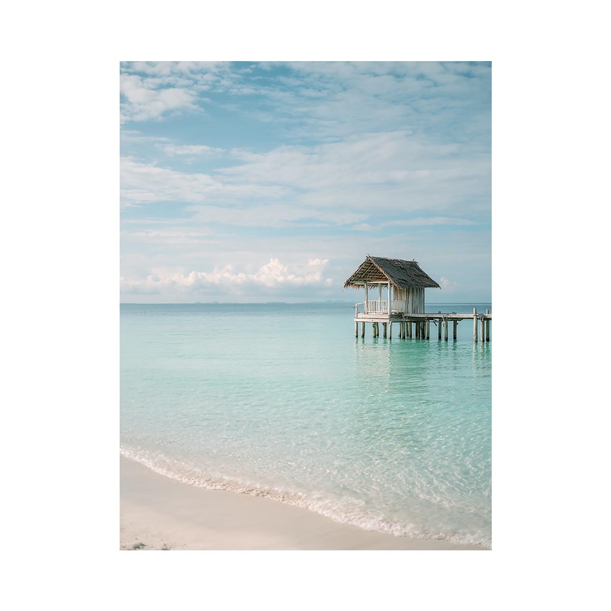 Still Water Retreat coastal artwork for modern living room decor