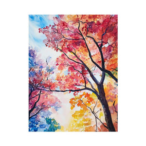 Autumn Canopy Dream premium canvas art for modern living room decor