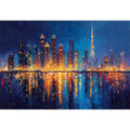 Dubai Skyline Painting