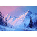 Mountain Snow Art