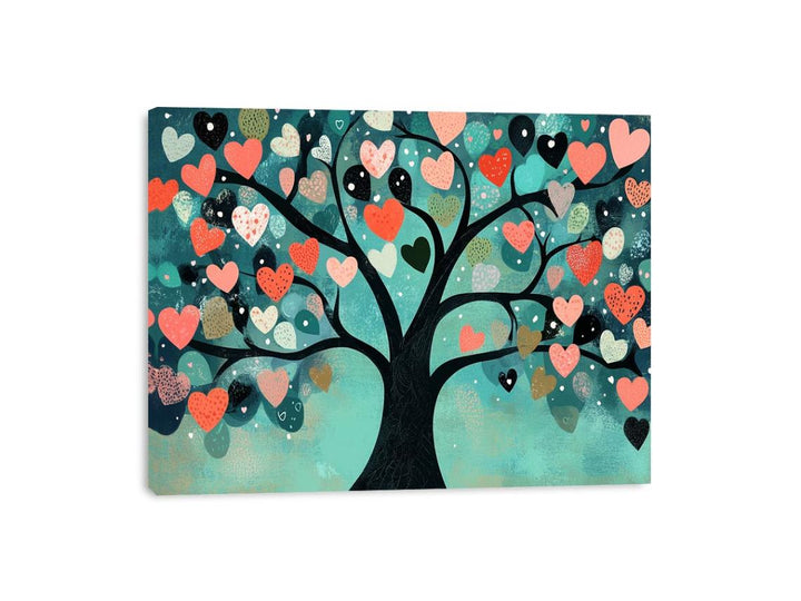 Dance Of The Meadow Heart Canvas Print