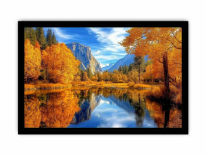 Golden Valley Reflection artwork for modern living room decor
