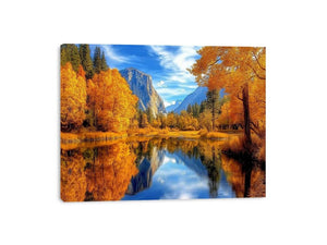 Golden Valley Reflection artwork for modern living room decor