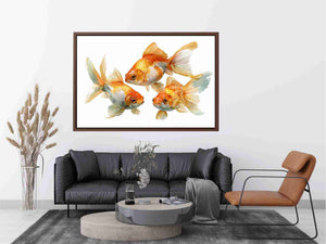 Gold Fish Watercolor  