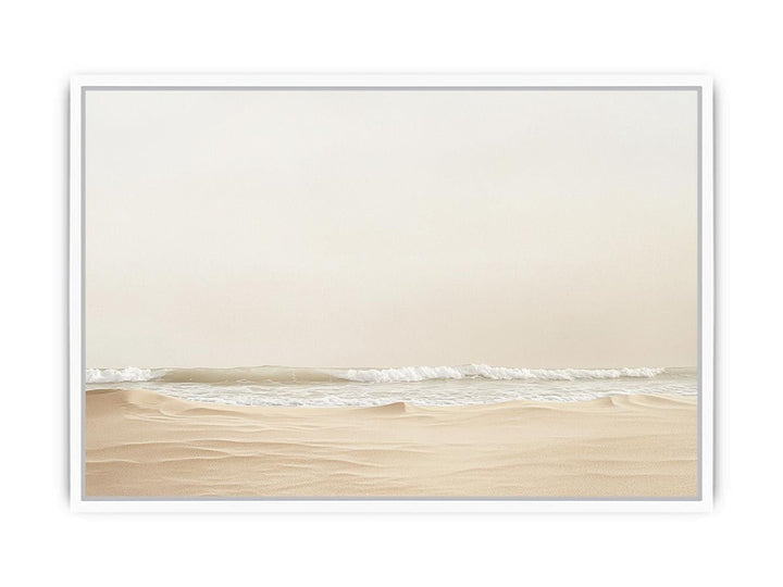 Seashell Haze Framed Print