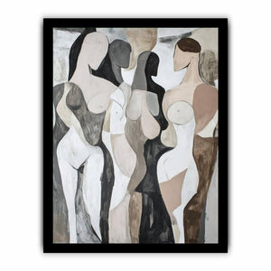 Gathered Forms artwork for modern living room decor